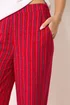 PixieGirl Petite Pink & Red Stripe Wide Leg Trousers - 18/l27 Image 5