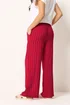 PixieGirl Petite Pink & Red Stripe Wide Leg Trousers - 18/l27 Image 4