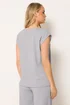 Long Tall Sally Light Grey Textured Top - 18 Image 3