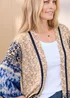 Cotton Traders Steel Blue Long Printed Kimono - 20 Image 4