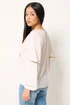 M&Co Petite Ivory White Crochet Trim Pintuck Blouse - 18 Image 3