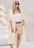 Cotton Traders Cream Long Cotton Overshirt - 14 Image 2