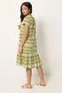 PixieGirl Petite Green Abstract Smock Midi Dress - 16 Image 3