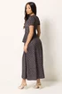 PixieGirl Petite Chocolate Brown Spot Maxi Dress - 12 Image 3