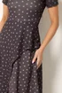 PixieGirl Petite Chocolate Brown Spot Maxi Dress - 12 Image 4