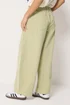 PixieGirl Petite Sage Green Tie Waist Wide Leg Jeans - 10/L27 Image 3