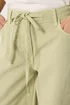 PixieGirl Petite Sage Green Tie Waist Wide Leg Jeans - 10/L27 Image 4