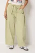 PixieGirl Petite Sage Green Tie Waist Wide Leg Jeans - 10/L27 Image 2