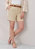 Cotton Traders Cream Twill Shorts - 10 Image 1