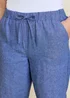 Cotton Traders Cornflower Linen Blend Relaxed Fit Shorts - 20 Image 4