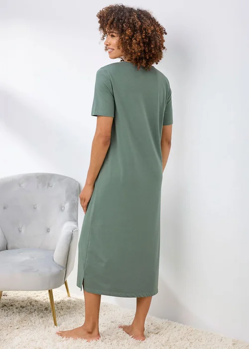Cotton Traders Multi 2 Pack Cutout Detail Nightdresses - 14-16 Image 3