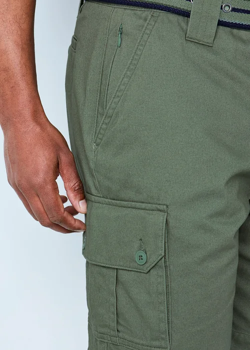 Cotton Traders Olive Guinness Cargo Shorts - 46 Image 4