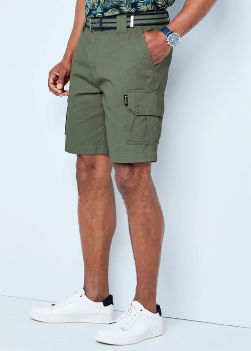 Cotton Traders Olive Guinness Cargo Shorts - 46 Image 2