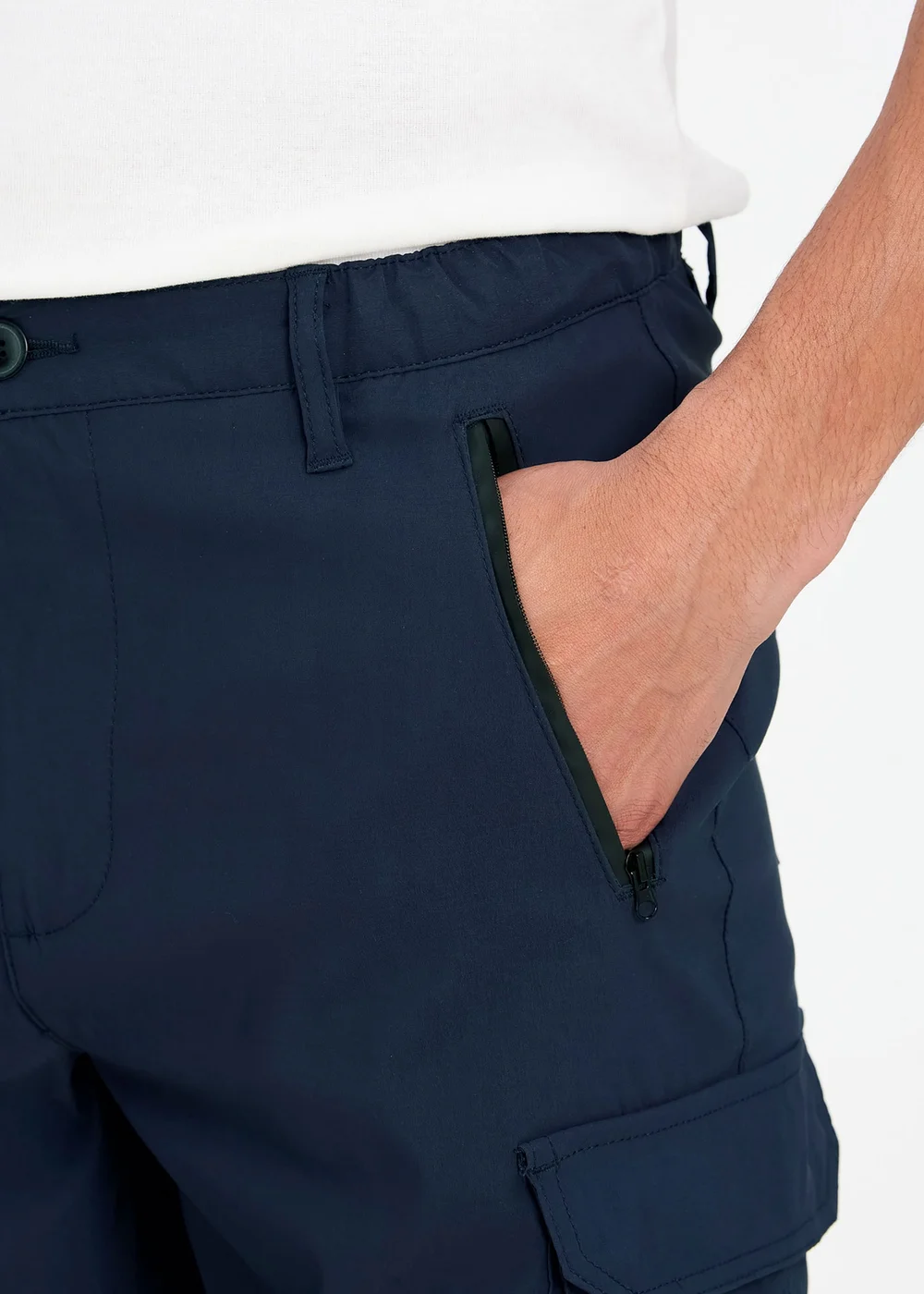 Cotton Traders Midnight Blue Quick Dry Stretch Action Shorts - 42 Image 4