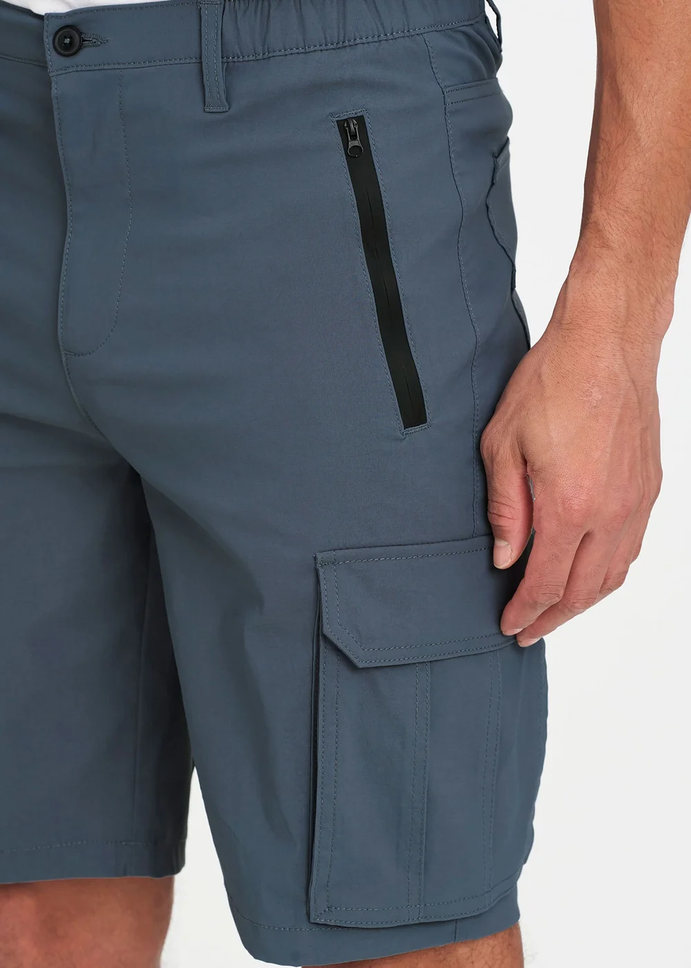 Cotton Traders Ash Quick Dry Stretch Action Shorts - 46 Image 4