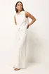 PixieGirl Petite White Lace Lined Shirt & Wide Leg Trousers Set - 16 Image 2