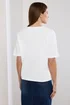 Star By Julien Macdonald White Eyelet Detail Short Sleeve T-Shirt - 20 Image 4