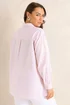 Evans Curve Pink Stripe Embroidered Shirt - 22-24 Image 3