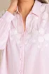 Evans Curve Pink Stripe Embroidered Shirt - 22-24 Image 4