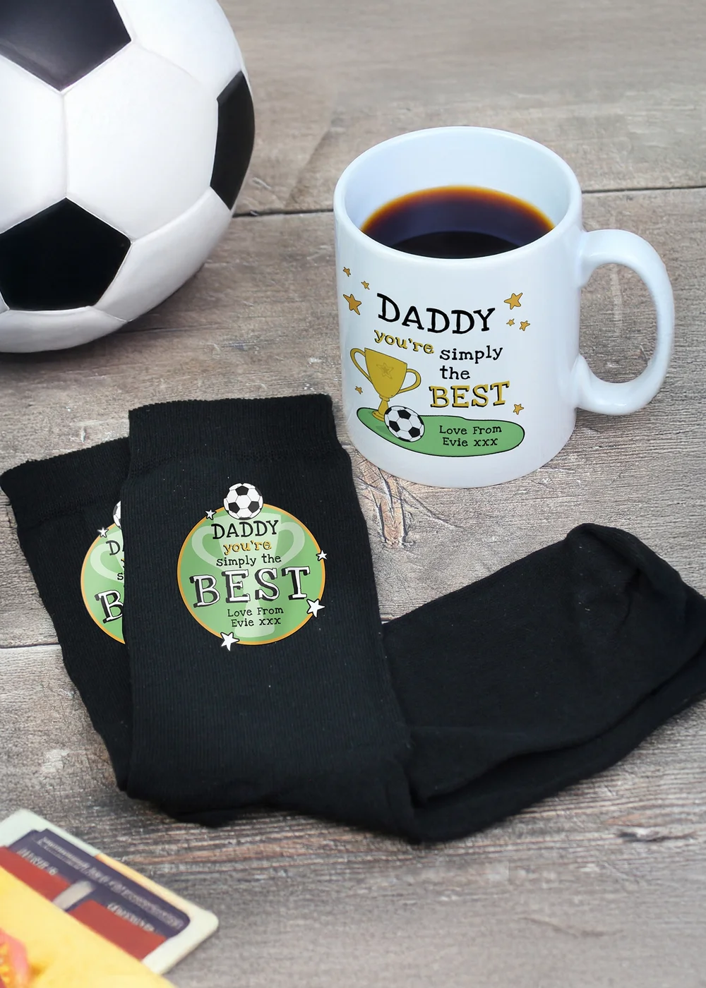 Personalised Memento Company Simply The Best Mug & Socks Set - One Size Image 2