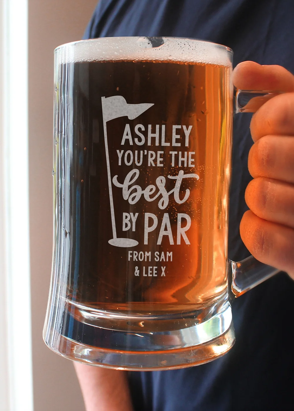 Personalised Memento Company Best By Par Tankard - One Size Image 2