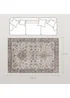 HOMCOM Flannel Non-Slip Washable Rug for Living Room, 170 x 120 cm - One Size Image 3