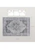 HOMCOM Flannel Non-Slip Washable Rug for Living Room, 290 x 200 cm - One Size Image 3