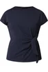 M&Co Navy Blue Tie Waist Top - 18 Image 5