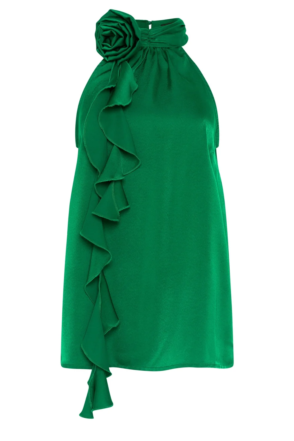 Star By Julien Macdonald Green Halterneck Top - 22 Image 5