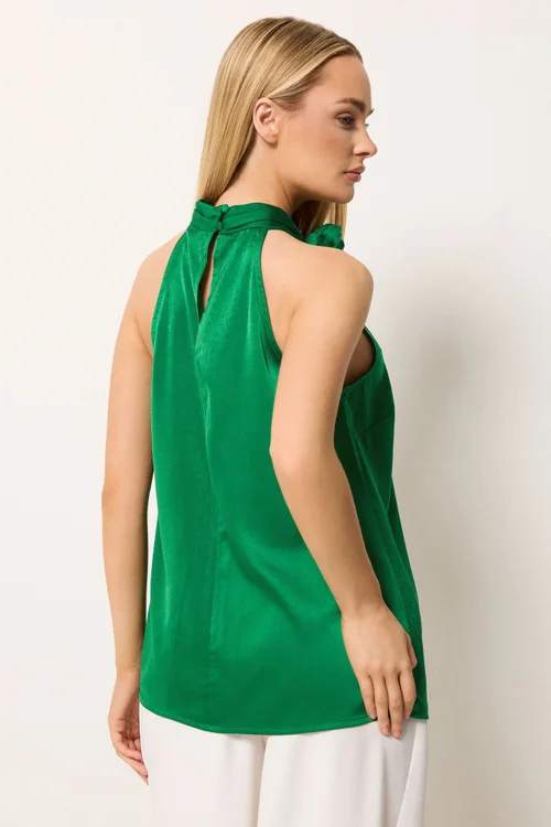 Star By Julien Macdonald Green Halterneck Top - 22 Image 3
