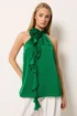 Star By Julien Macdonald Green Halterneck Top - 22 Image 1
