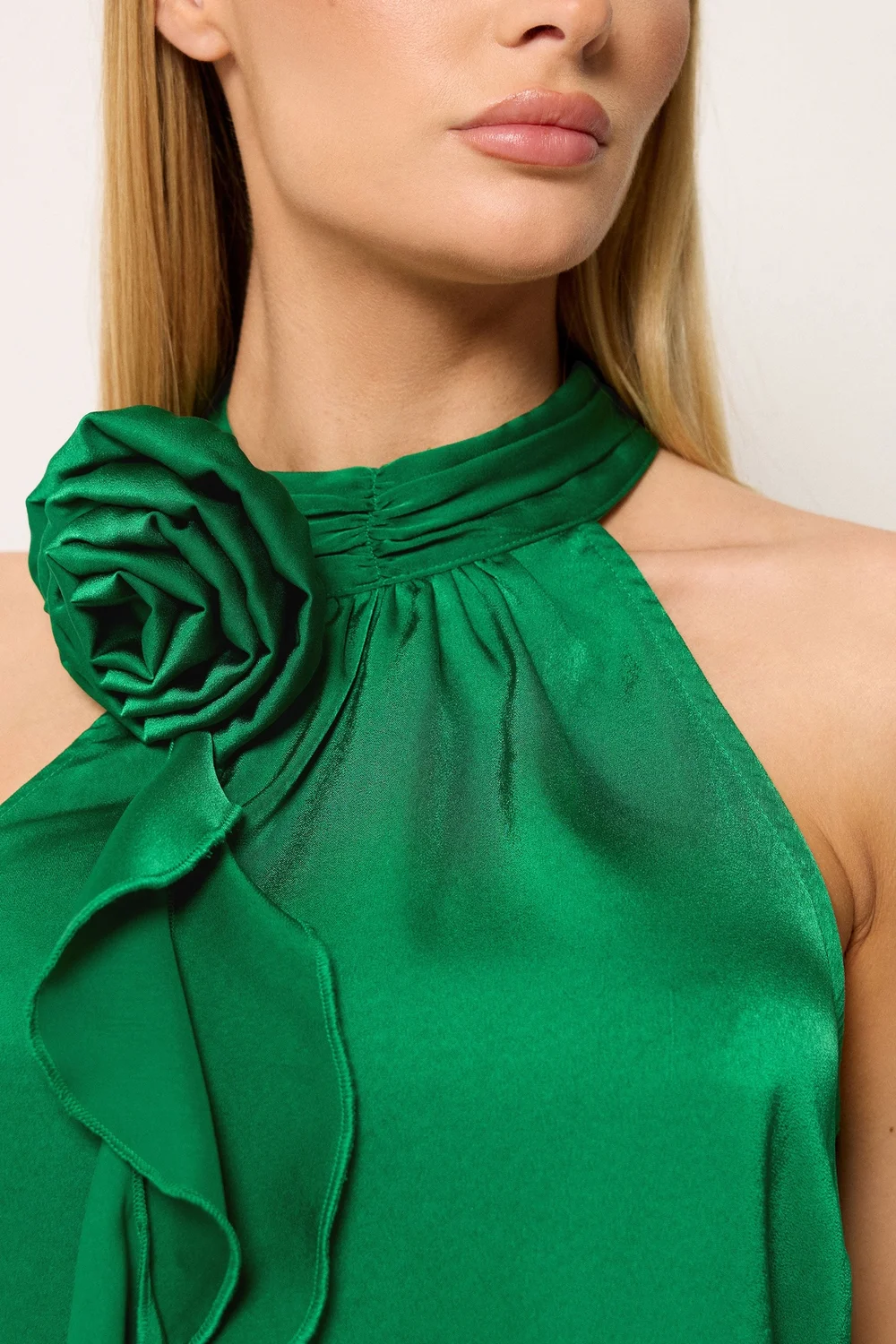 Star By Julien Macdonald Green Halterneck Top - 22 Image 4