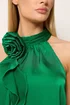 Star By Julien Macdonald Green Halterneck Top - 22 Image 4