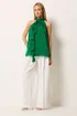 Star By Julien Macdonald Green Halterneck Top - 22 Image 2