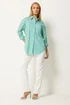 Star By Julien Macdonald Green Striped Long Sleeve Shirt - 14 Image 2