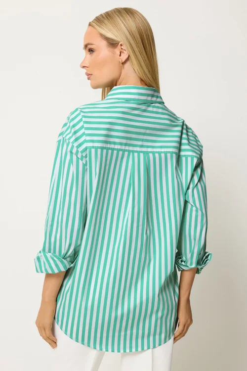 Star By Julien Macdonald Green Striped Long Sleeve Shirt - 14 Image 3