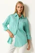 Star By Julien Macdonald Green Striped Long Sleeve Shirt - 14 Image 1