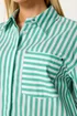 Star By Julien Macdonald Green Striped Long Sleeve Shirt - 14 Image 4