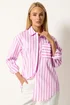 Star By Julien Macdonald Pink Stripe Long Sleeve Shirt - 12 Image 2