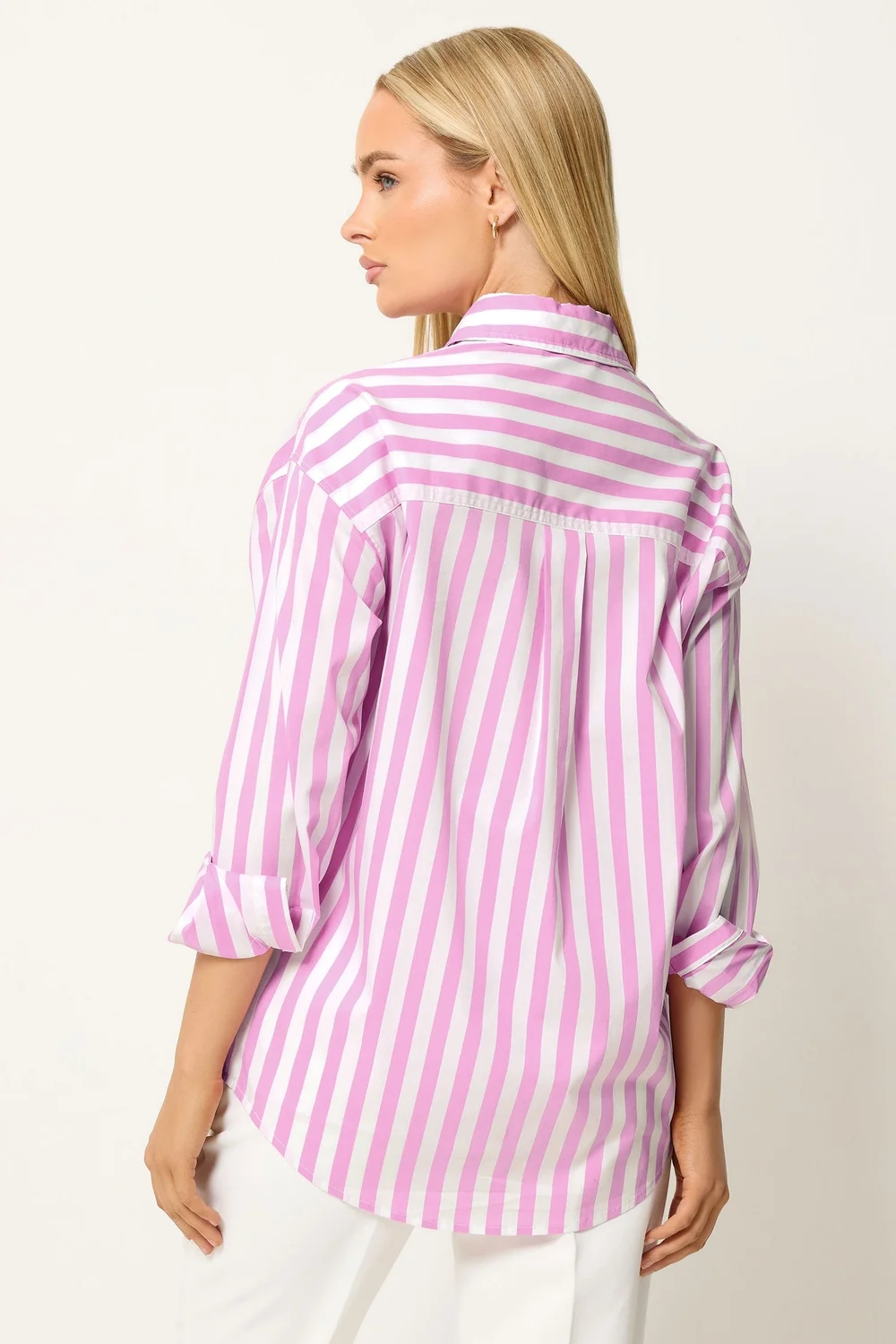 Star By Julien Macdonald Pink Stripe Long Sleeve Shirt - 12 Image 4