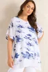 Evans Curve Navy Blue Double Layer Angel Top - 20 Image 1