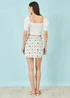 Yumi White Palm Print Cotton Wrap Skirt - 12 Image 3