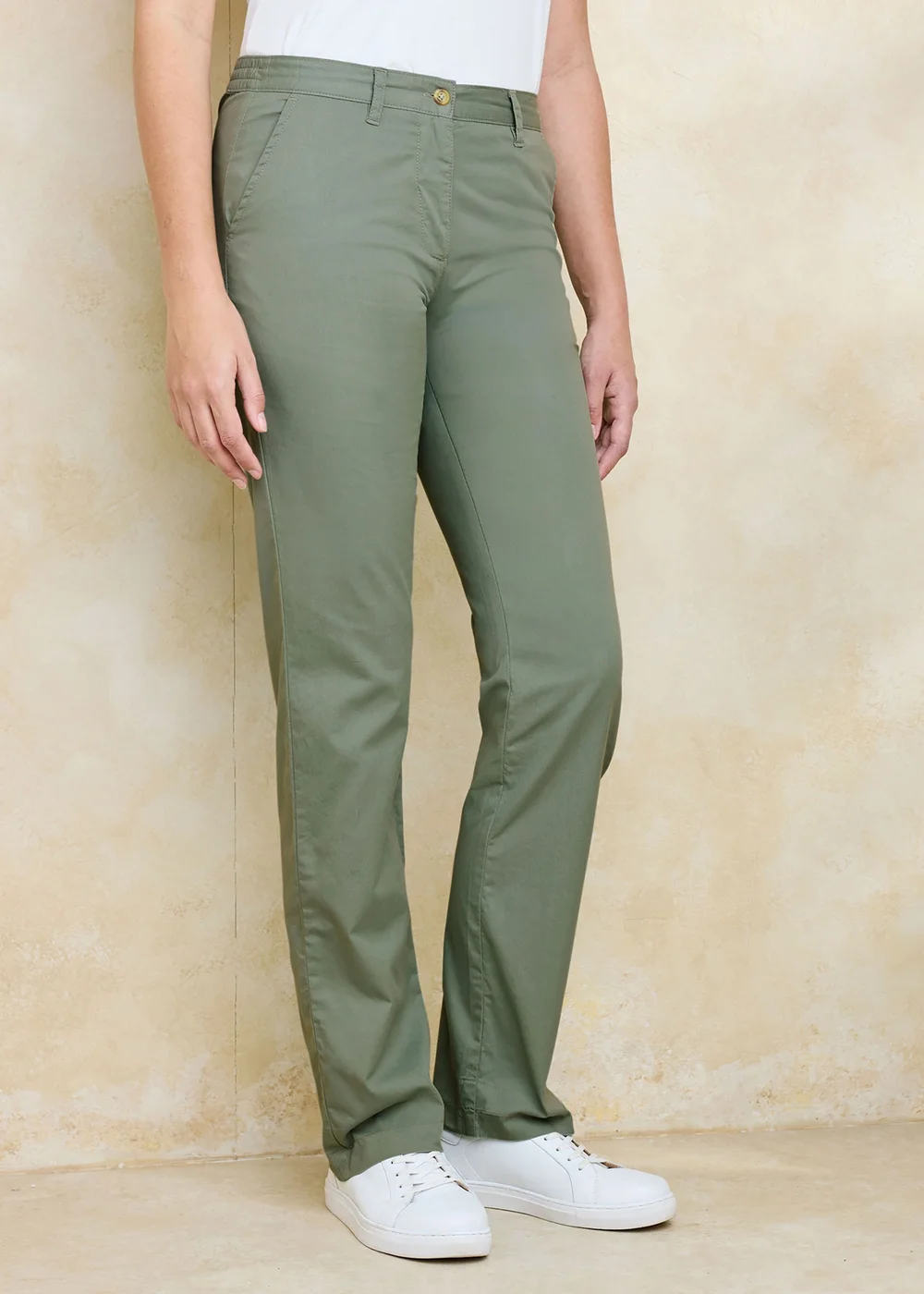Cotton Traders Fern Everyday Straight Leg Trousers - 14/L31 Image 2