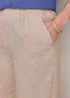 Cotton Traders Natural Natural Viscose Linen Blend Trousers - 10/L29 Image 4