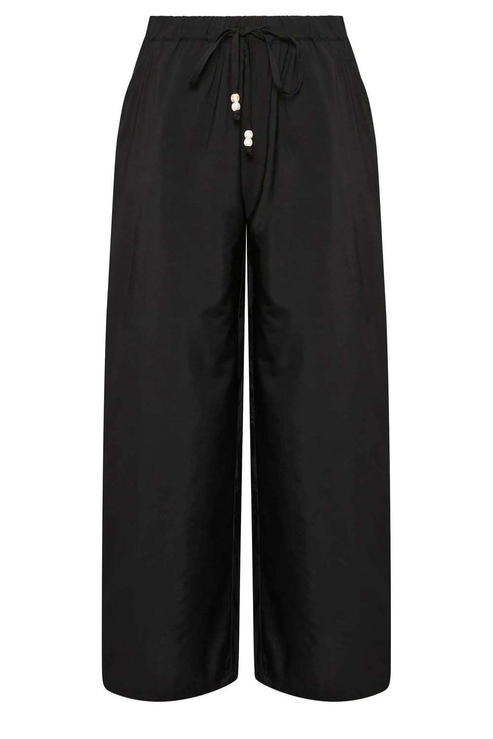 PixieGirl Petite Black Beaded Wide Leg Trousers - 8/L27 Image 5