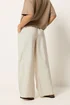 PixieGirl Petite Ivory White Beaded Wide Leg Trousers - 8/L27 Image 3