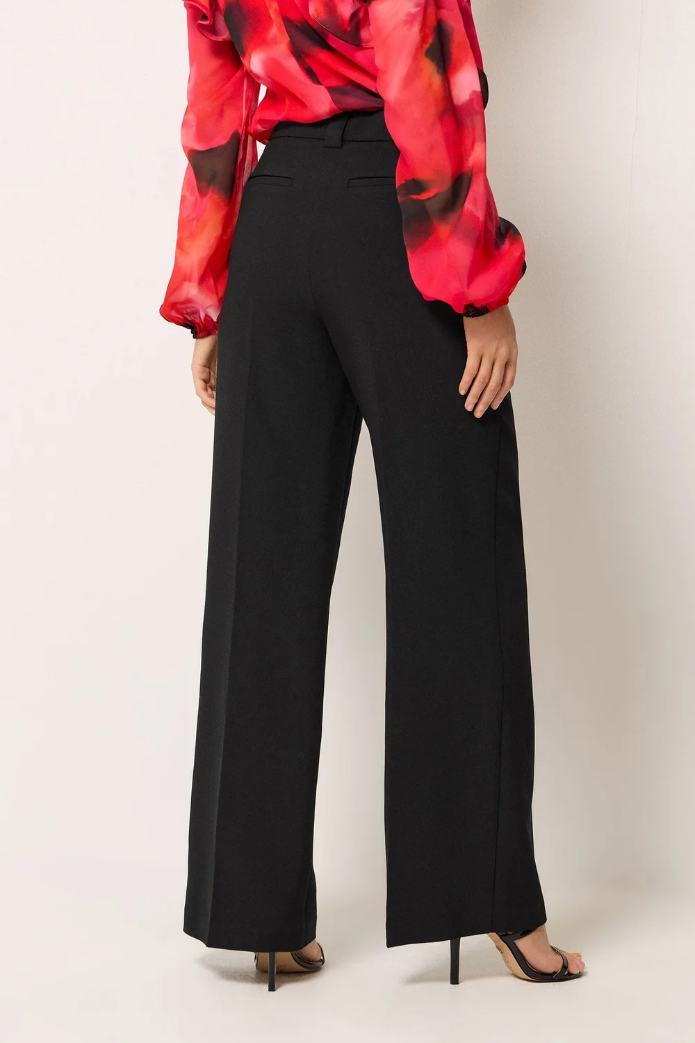 Star By Julien Macdonald Black Tailored Wide Leg Trousers - 20 Image 4