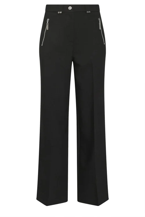 Star By Julien Macdonald Black Tailored Wide Leg Trousers - 20 Image 2
