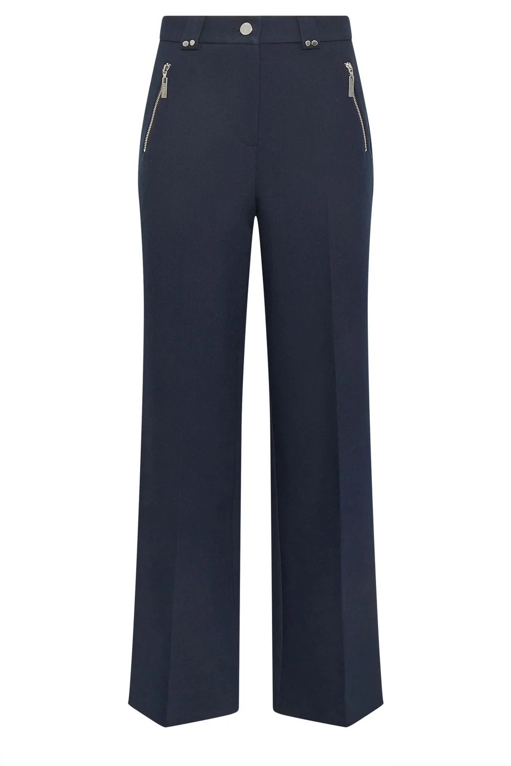Star By Julien Macdonald Navy Blue Tailored Wide Leg Trousers - 16 Image 5