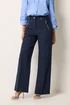 Star By Julien Macdonald Navy Blue Tailored Wide Leg Trousers - 16 Image 2